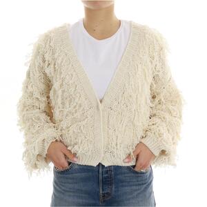 CARDIGAN FRANGE PANNA